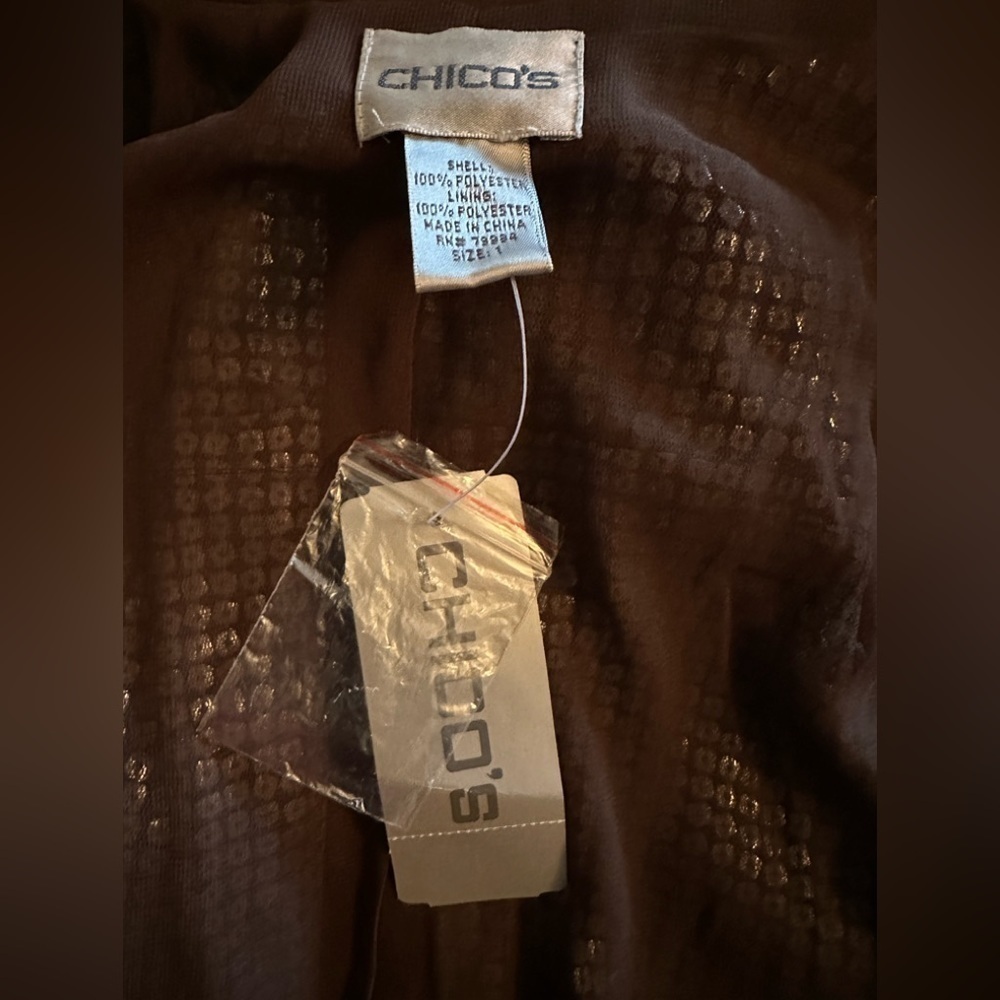 Chico's Ravishing sequence snake jacket - Picture 9 of 10